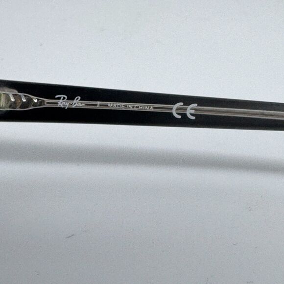 Ray-Ban Eyeglasses RB5255 2034 Black Rectangular Full Rim 51-16-135 H4187 - Picture 6 of 7